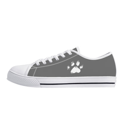 Slyde Pupps Canvas Gray/w