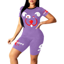 Load image into Gallery viewer, Slyde Pupps Women's Short Yoga Set