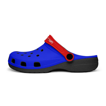 Men's and Women's Blue Red Slyde Pupps