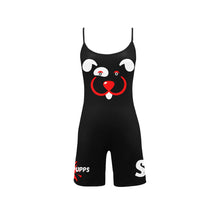 Load image into Gallery viewer, Slyde Pupps Women's Short Yoga Bodysuit