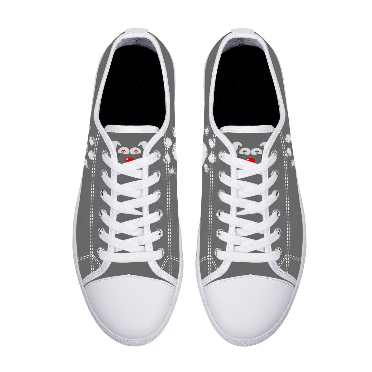 Slyde Pupps Canvas Gray/w