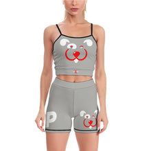 Load image into Gallery viewer, Slyde Pupps Women's Slim Two Piece Yoga Set