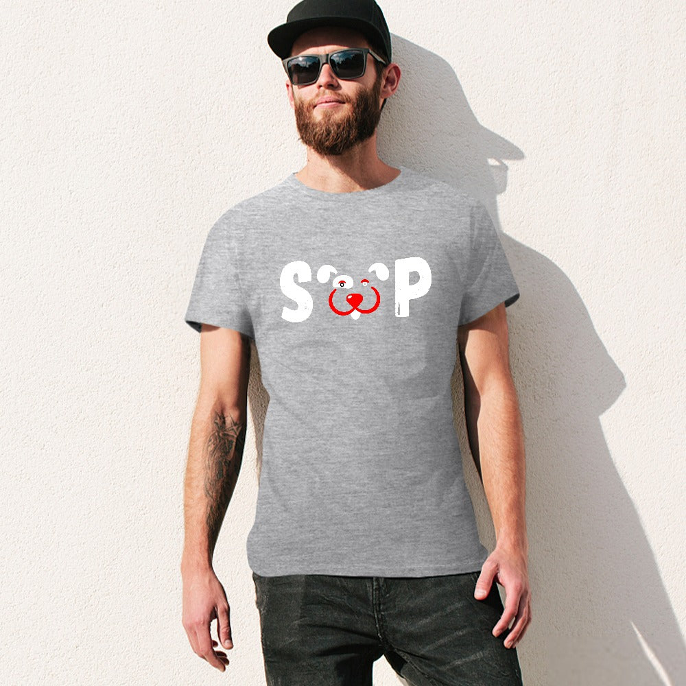 Slyde Pupps Pure cotton Men's T-shirt