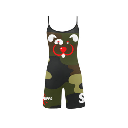 Slyde Pupps Women's Short Yoga Bodysuit