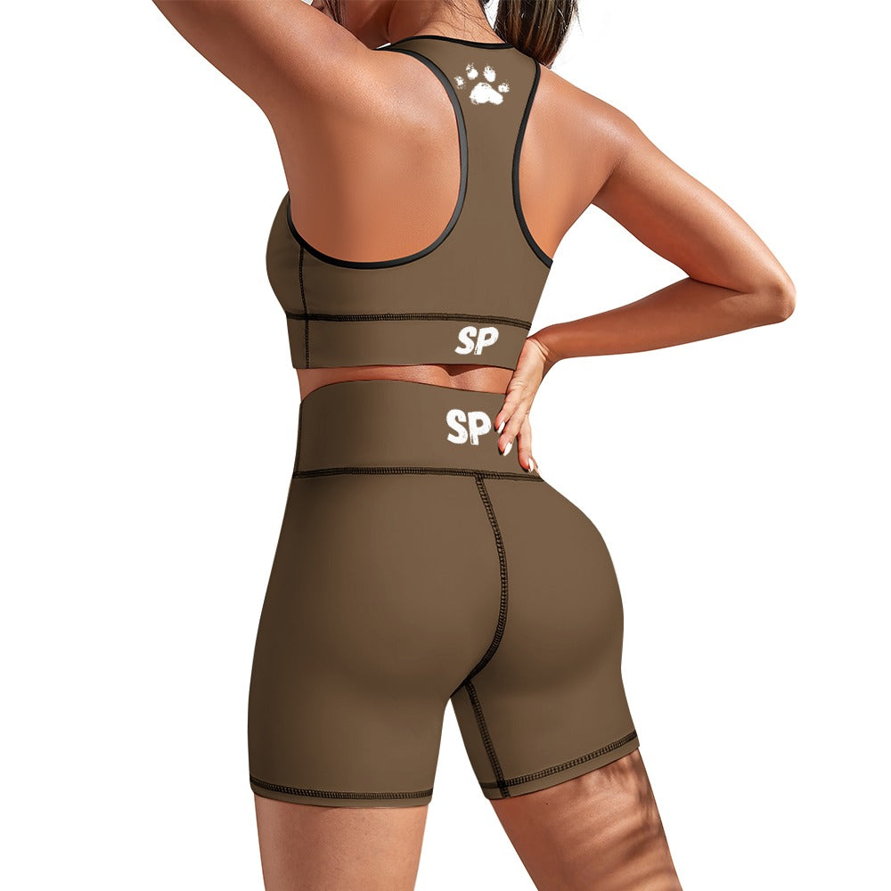 Slyde Pupps Women's yoga set including shorts