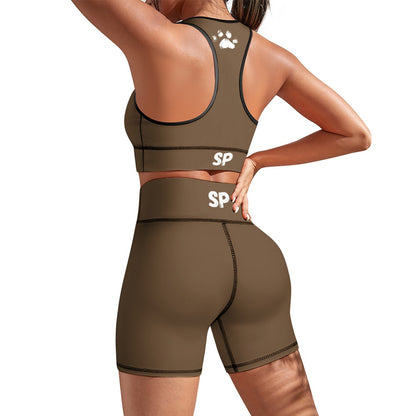 Slyde Pupps Women's yoga set including shorts