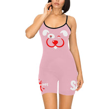 Load image into Gallery viewer, Slyde Pupps Women's Short Yoga Bodysuit
