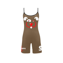 Load image into Gallery viewer, Slyde Pupps Women's Short Yoga Bodysuit
