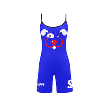 Load image into Gallery viewer, Slyde Pupps Women's Short Yoga Bodysuit