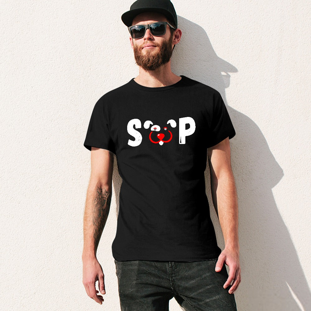 Slyde Pupps Pure cotton Men's T-shirt