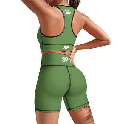 Slyde Pupps Women's yoga set including shorts