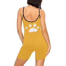 Load image into Gallery viewer, Slyde Pupps Women's Short Yoga Bodysuit