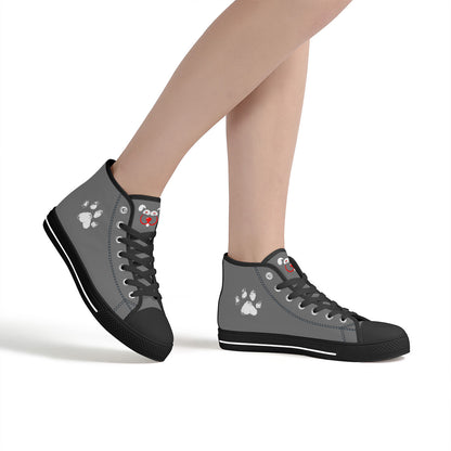Slyde Pupps High-Top Canvas /Gray/b