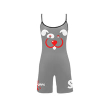 Load image into Gallery viewer, Slyde Pupps Women's Short Yoga Bodysuit