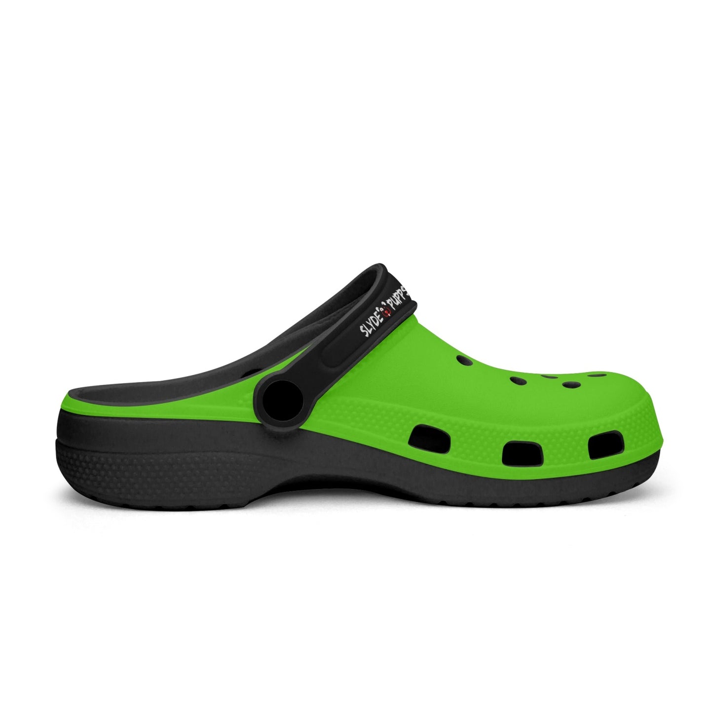 Men's and Women's Lime Black Slyde Pupps