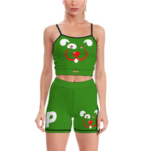 Load image into Gallery viewer, Slyde Pupps Women's Slim Two Piece Yoga Set