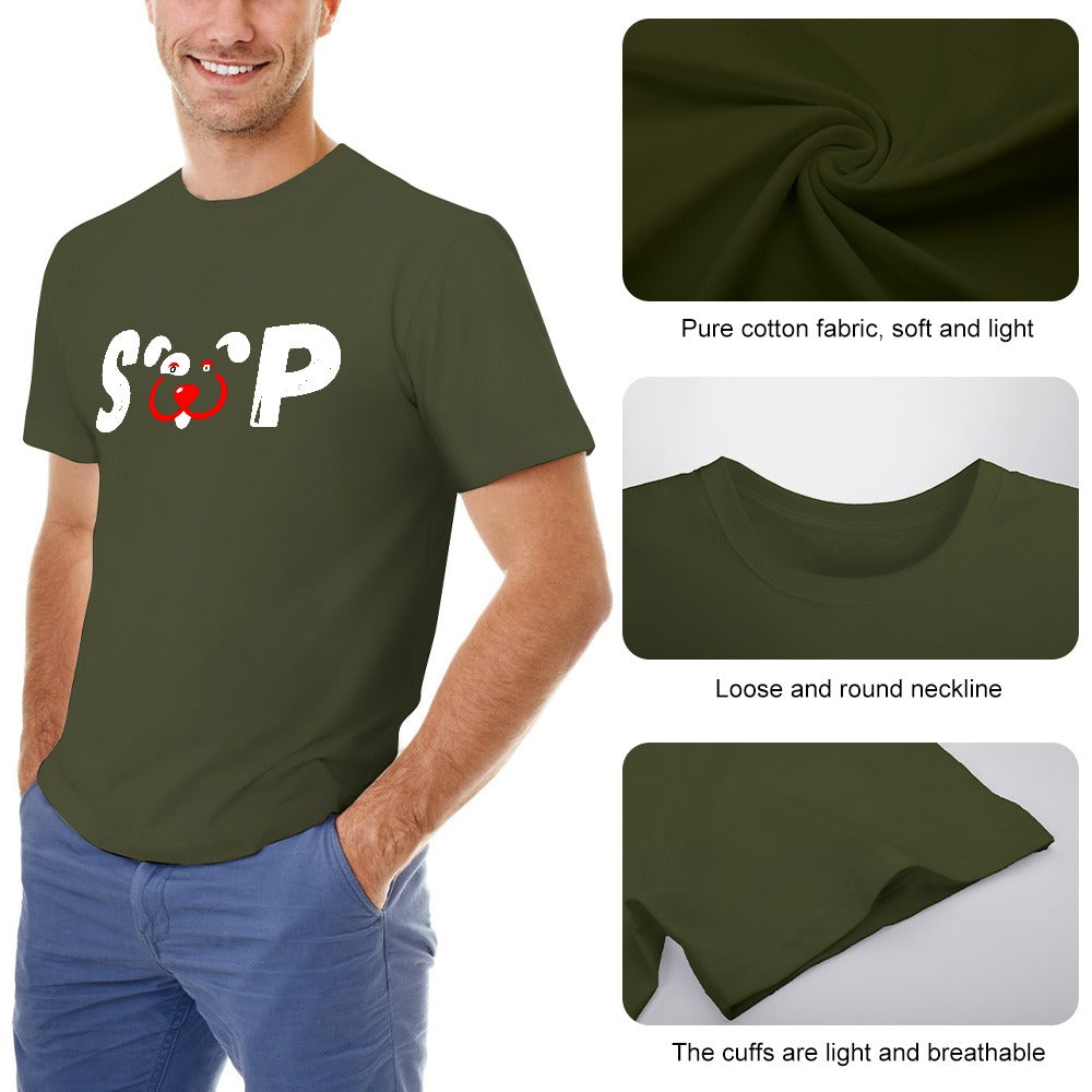 Slyde Pupps Pure cotton Men's T-shirt