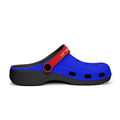 Men's and Women's Blue Red Slyde Pupps