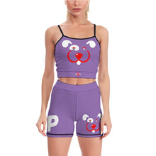 Load image into Gallery viewer, Slyde Pupps Women's Slim Two Piece Yoga Set