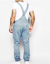 Load image into Gallery viewer, Fashion Men's Sling Denim Romper