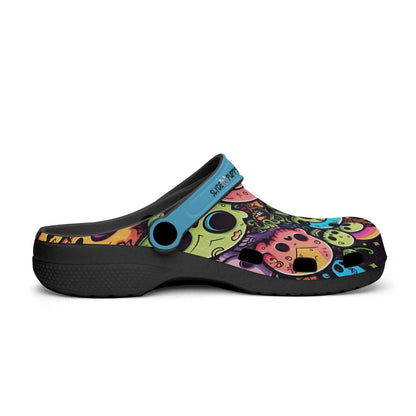 Men's and Women's Color Skull Slyde Pupps