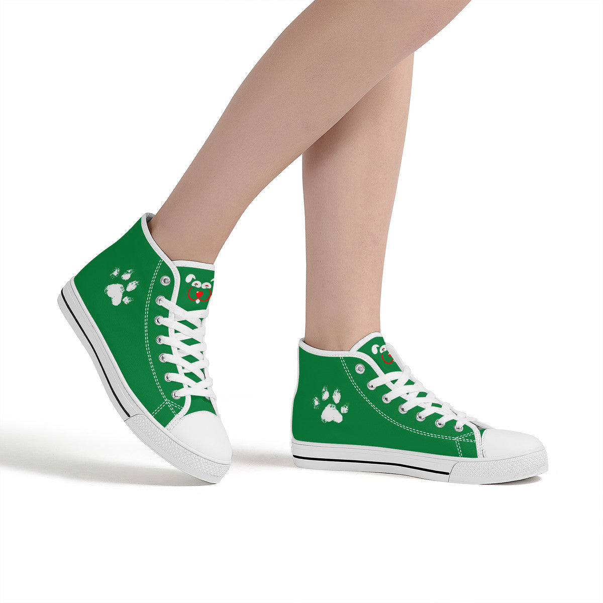 Slyde Pupps High-Top Canvas /Green/w