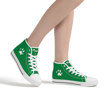 Slyde Pupps High-Top Canvas /Green/w