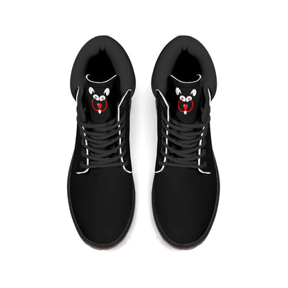Slyde Pupps Premium Leather  All Season Boots /Black