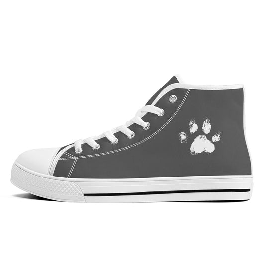 Slyde Pupps High-Top Canvas / Gray/w