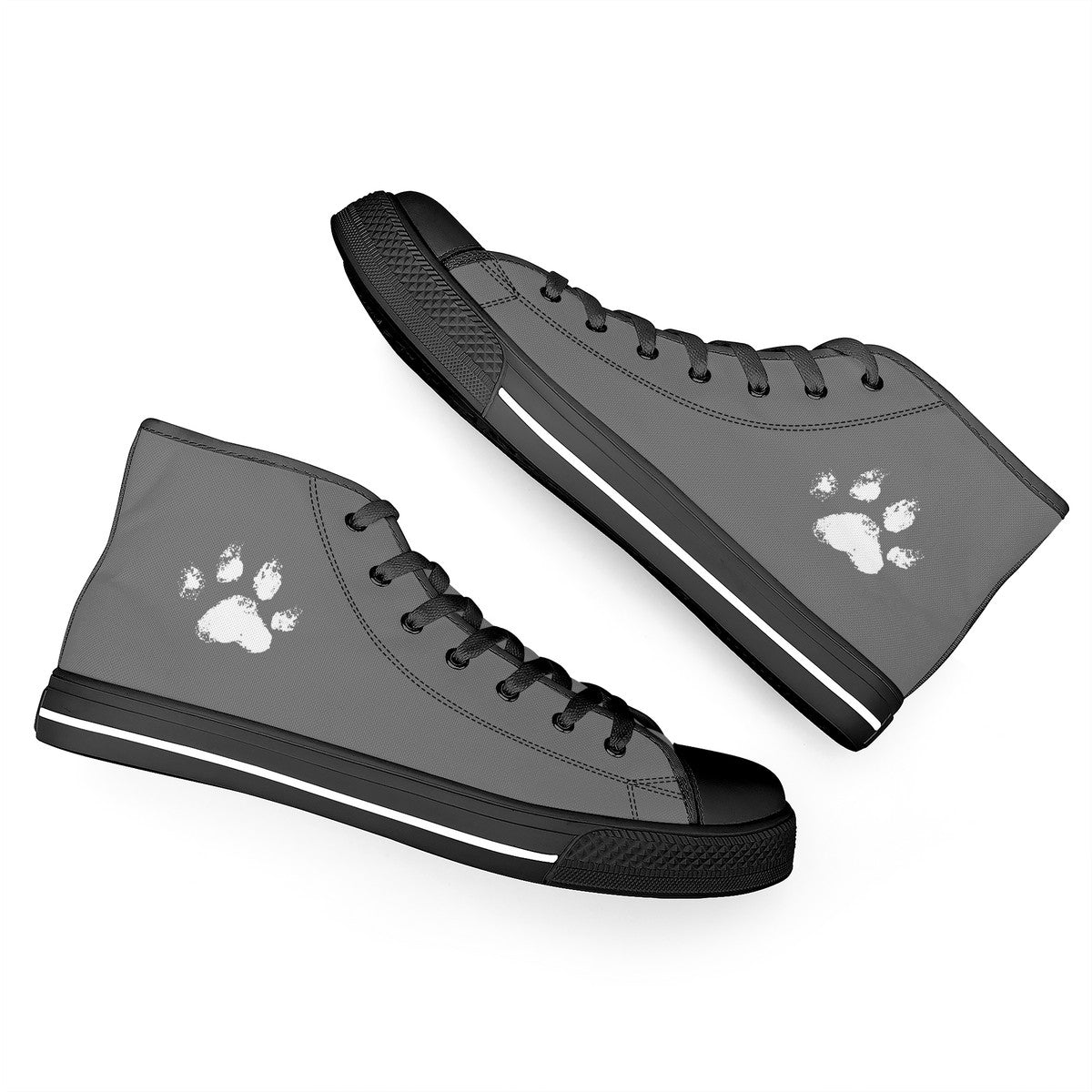 Slyde Pupps High-Top Canvas /Gray/b