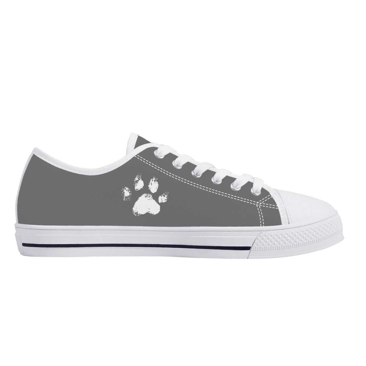 Slyde Pupps Canvas Gray/w