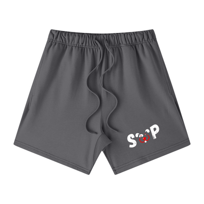 440GSM Unisex Heavyweight French Terry Shorts Carbon gray
