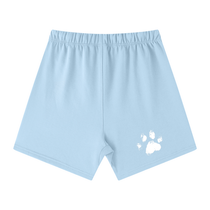 440GSM Unisex Heavyweight French Terry Shorts Light blue