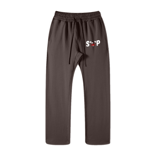 445GSM Unisex Premium Earth-Tone Heavyweight Pants FG Plum Purple