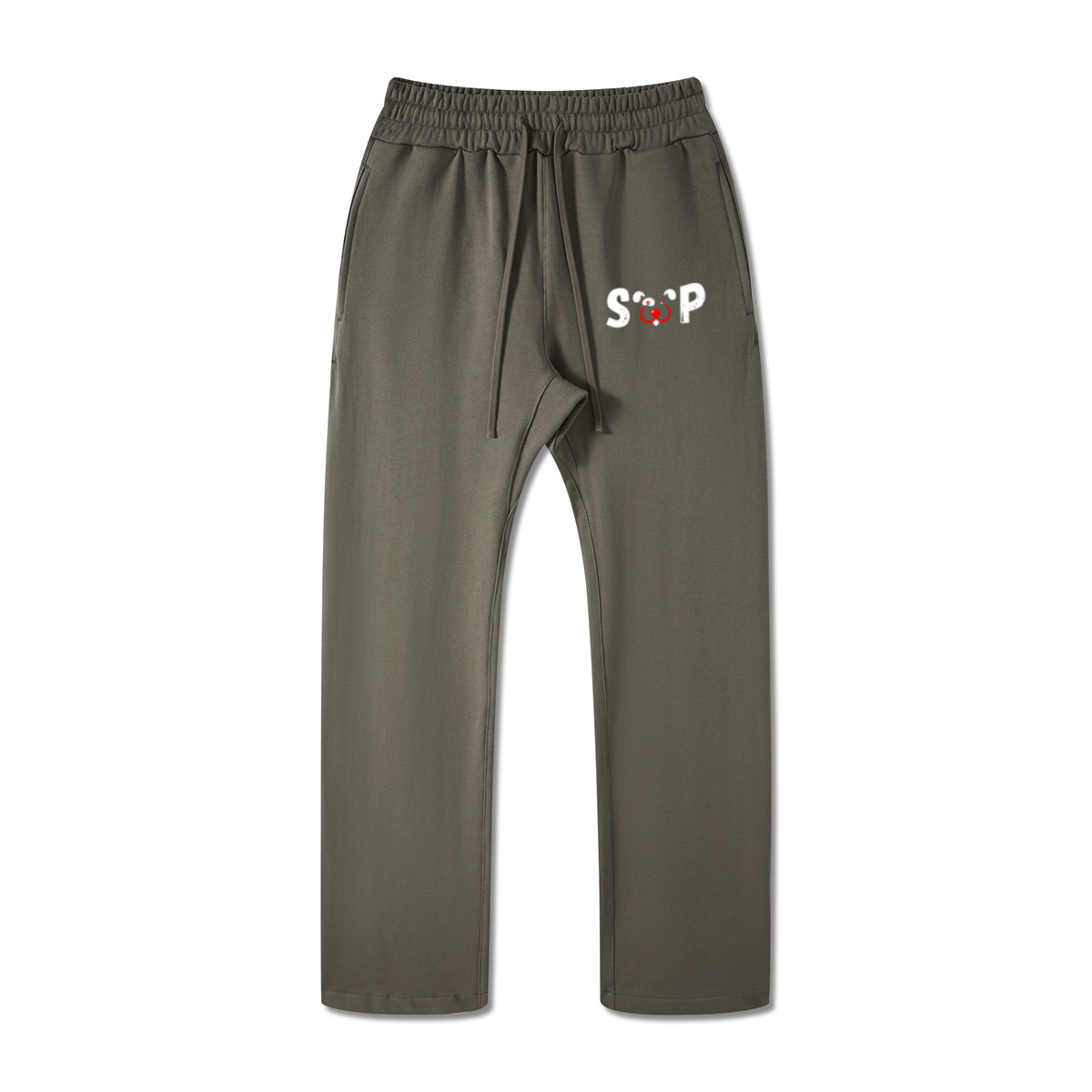 445GSM Unisex Premium Earth-Tone Heavyweight Pants Taupe