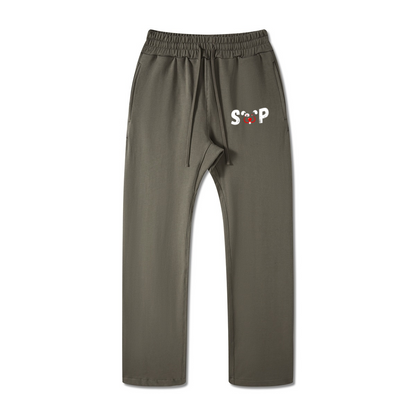 445GSM Unisex Premium Earth-Tone Heavyweight Pants Taupe