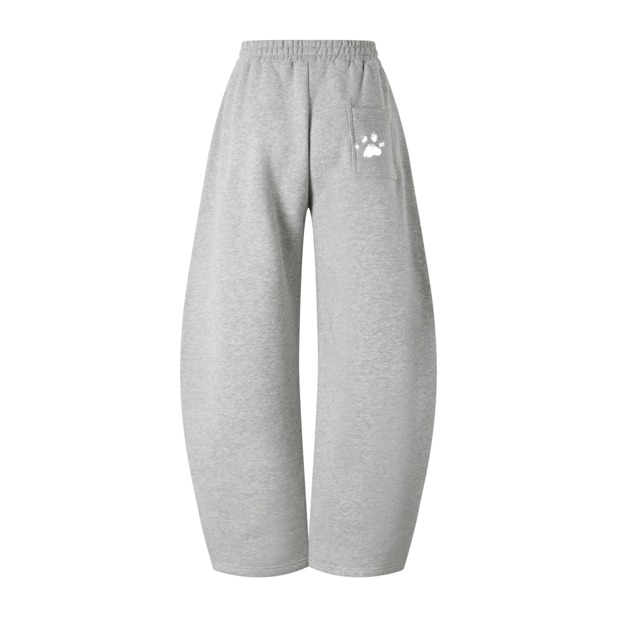 345GSM Men's Thermal Fleece-Lined Scythe-Cut Pants Grayish