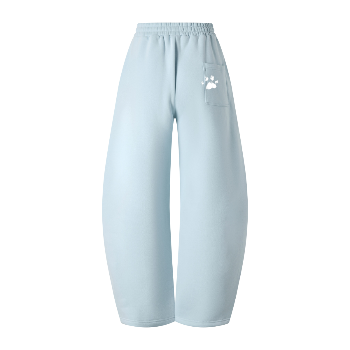 345GSM Men's Thermal Fleece-Lined Scythe-Cut Pants BABY Blue