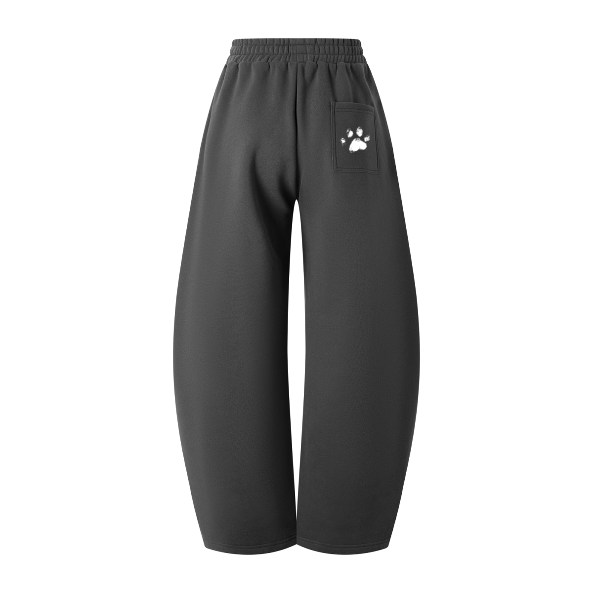 345GSM Men's Thermal Fleece-Lined Scythe-Cut Pants Dark Gray