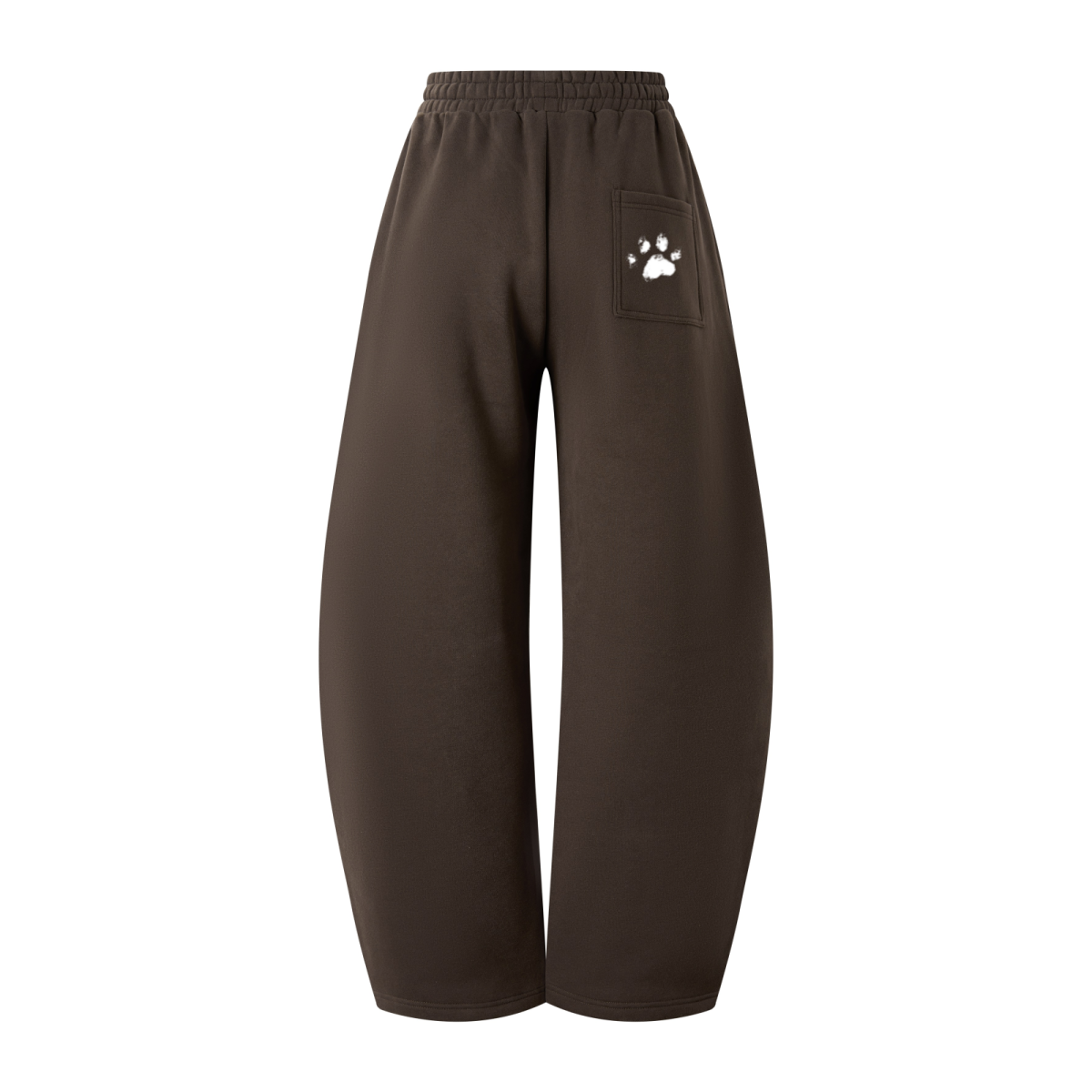 345GSM Men's Thermal Fleece-Lined Scythe-Cut Pants Coffee Brown