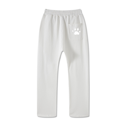 445GSM Unisex Premium Earth-Tone Heavyweight Pants White