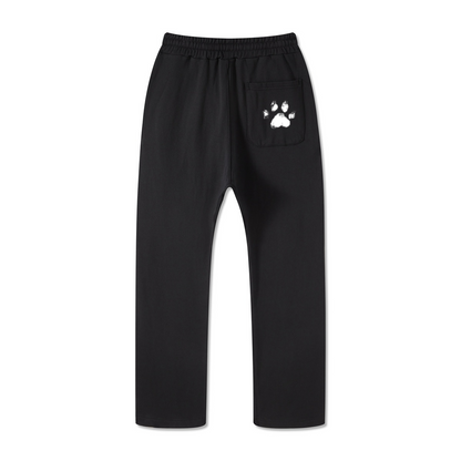 445GSM Unisex Premium Earth-Tone Heavyweight Pants Black