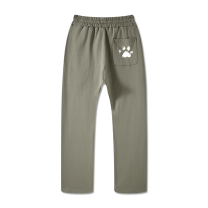 445GSM Unisex Premium Earth-Tone Heavyweight Pants Sage Green
