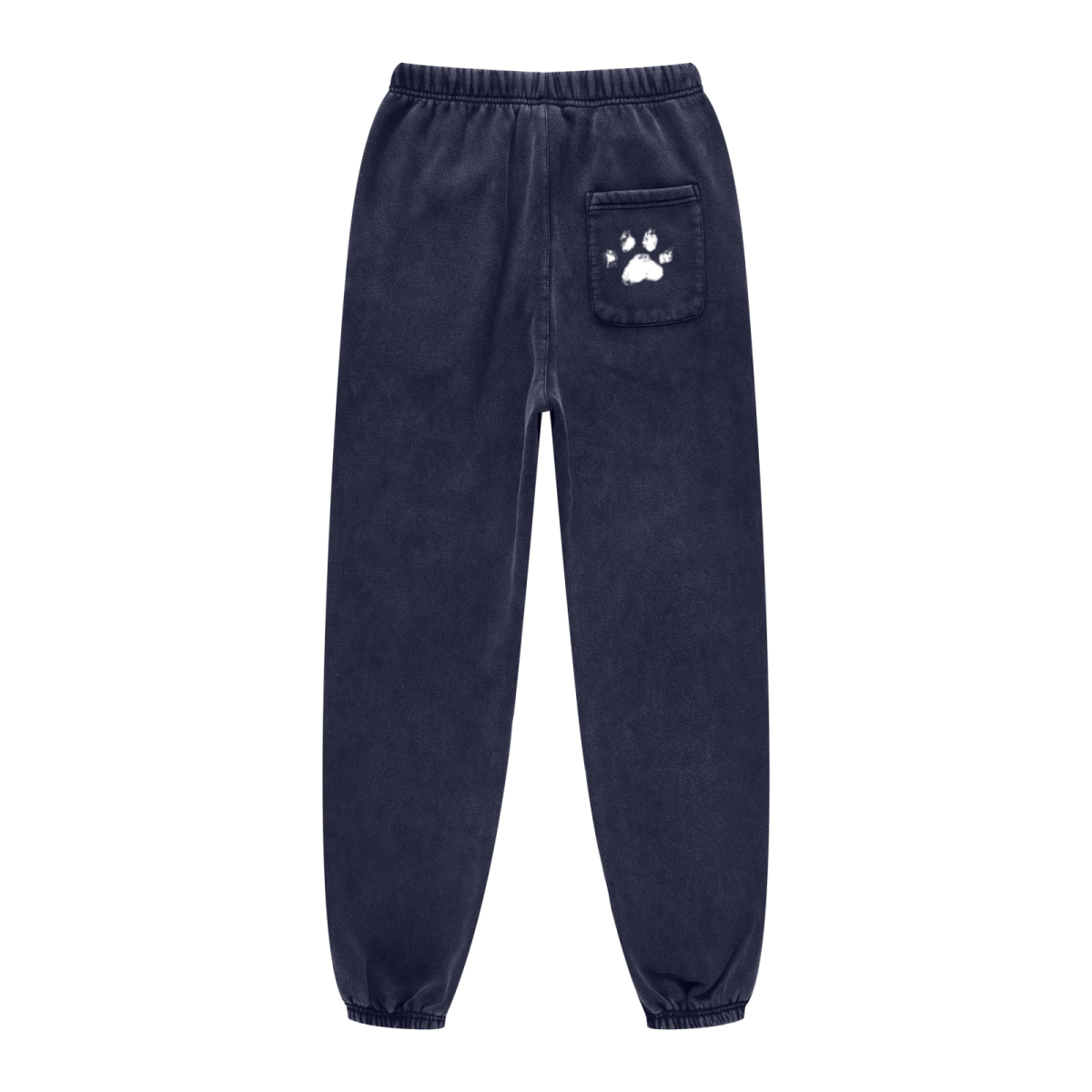 400GSM Unisex Heavyweight Snow-Wash Fleece Jogger Pants Royal Blue