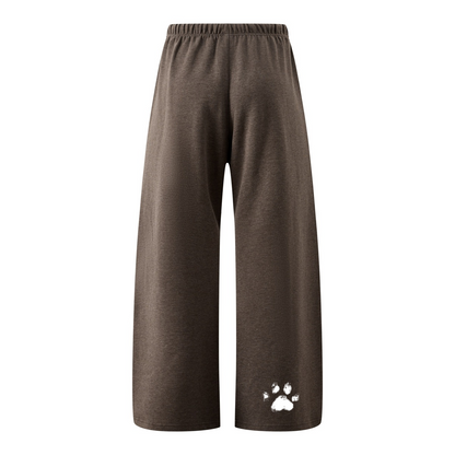 320GSM Men's Old Money Textured Darted Straight-Leg Pants Celine Brown