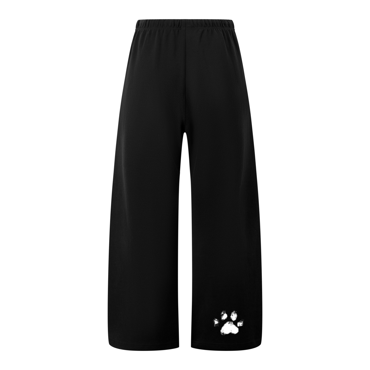 320GSM Men's Old Money Textured Darted Straight-Leg Pants Black