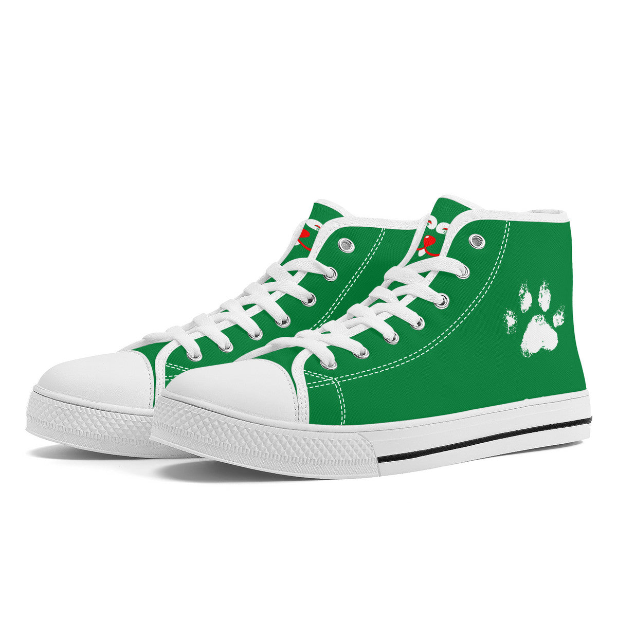 Slyde Pupps High-Top Canvas /Green/w